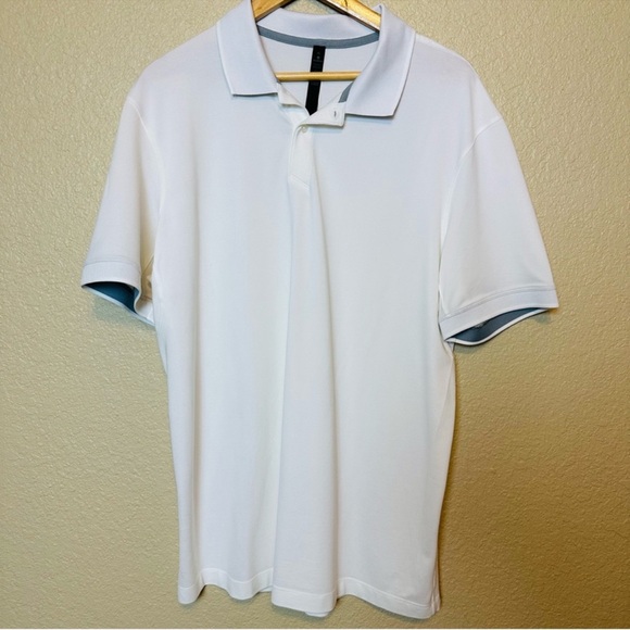 Lululemon Tech Pique Polo White First Release Size XL - Picture 4 of 8